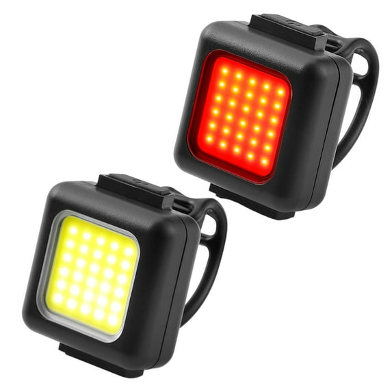 Bike Lights for Night Riding, Bright Rechargeable Bike Lights Front and Back, Waterproof Headlight and Tail Light Set Head and Rear Light