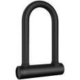 thumbnail image 1 of Bike Lock - 17mm Shackle Heavy Duty Anti Theft Bike U Lock with 2 Keys - Bicycle U-Locks with Sturdy Mounting Bracket for Road, Mountain, Electric & Folding Bike, Size 7.76''x5.02'' Black,Only U, 1 of 6