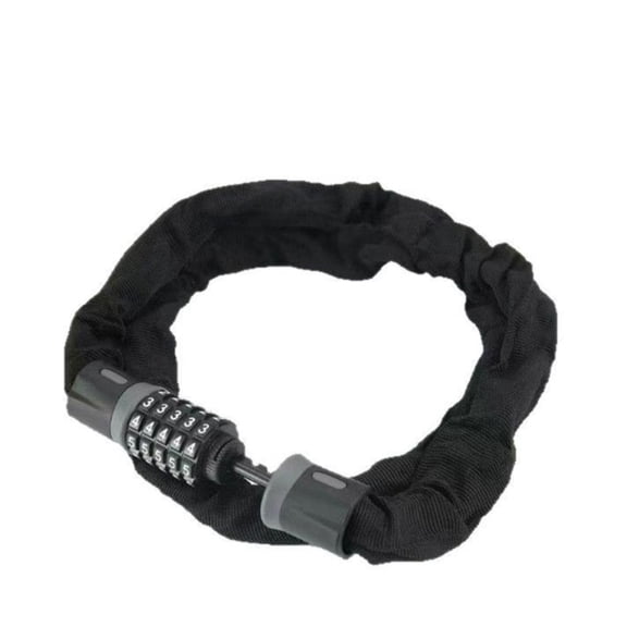 Bike Lock 5 Digit Combination Chain Anti Theft Combination Lock for Mountain Bikes Lock E Bikes and Bicycles