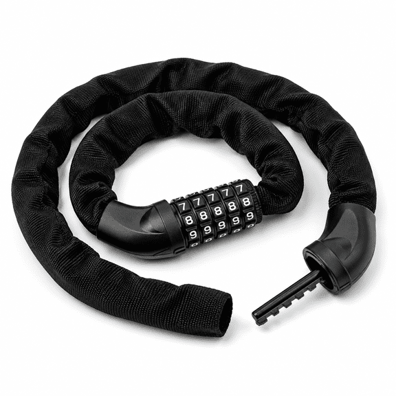Bike Lock 5 Digitbination Heavy Duty Anti Bicycle Chain