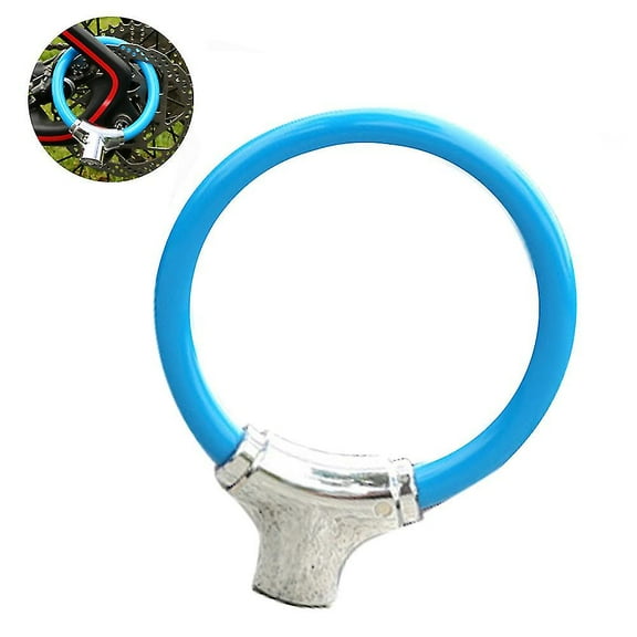Bike Lock Anti Theft Lightweight Unbreakable Bicycle Wheel Portable Locks with for Road Mountain Com