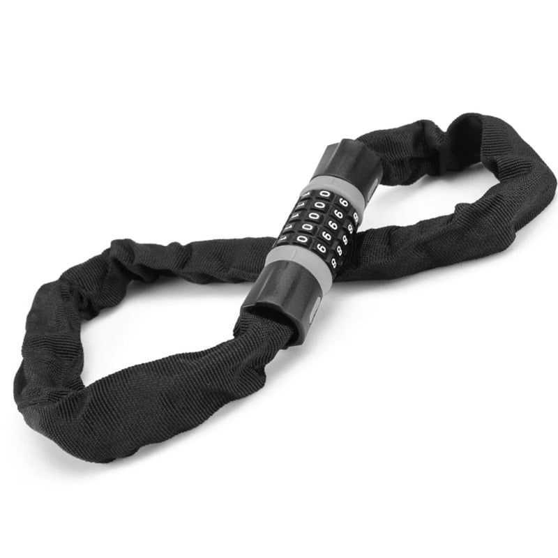 Bike Lock Anti-theft 5 Digit Password Bicycle Locks for Scooter Motorcycle Portable MTB Road Bike Cable Lock