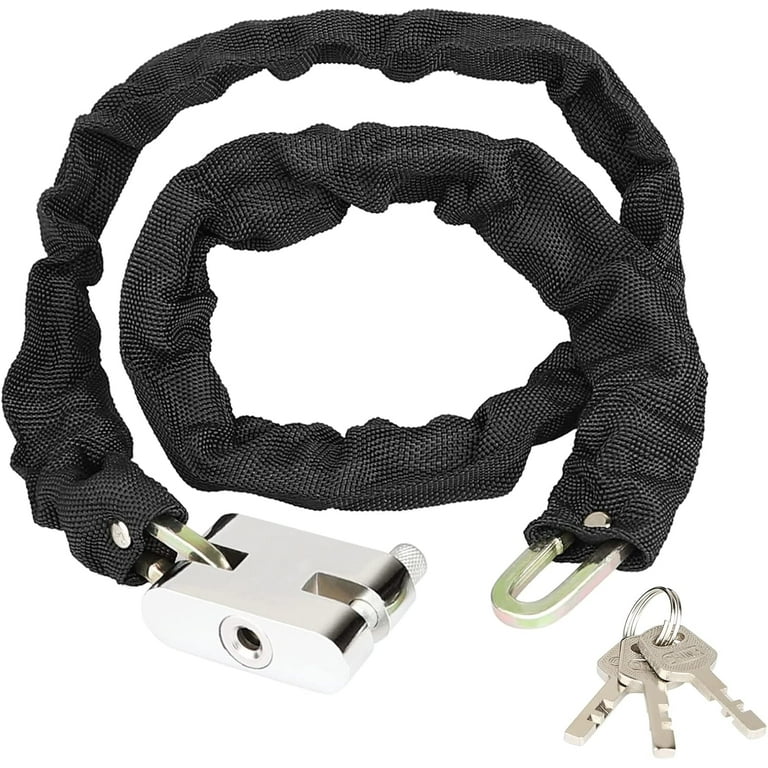 Bike Lock Heavy Duty, [3 Keys] 1m Anti-Theft High Security Chain