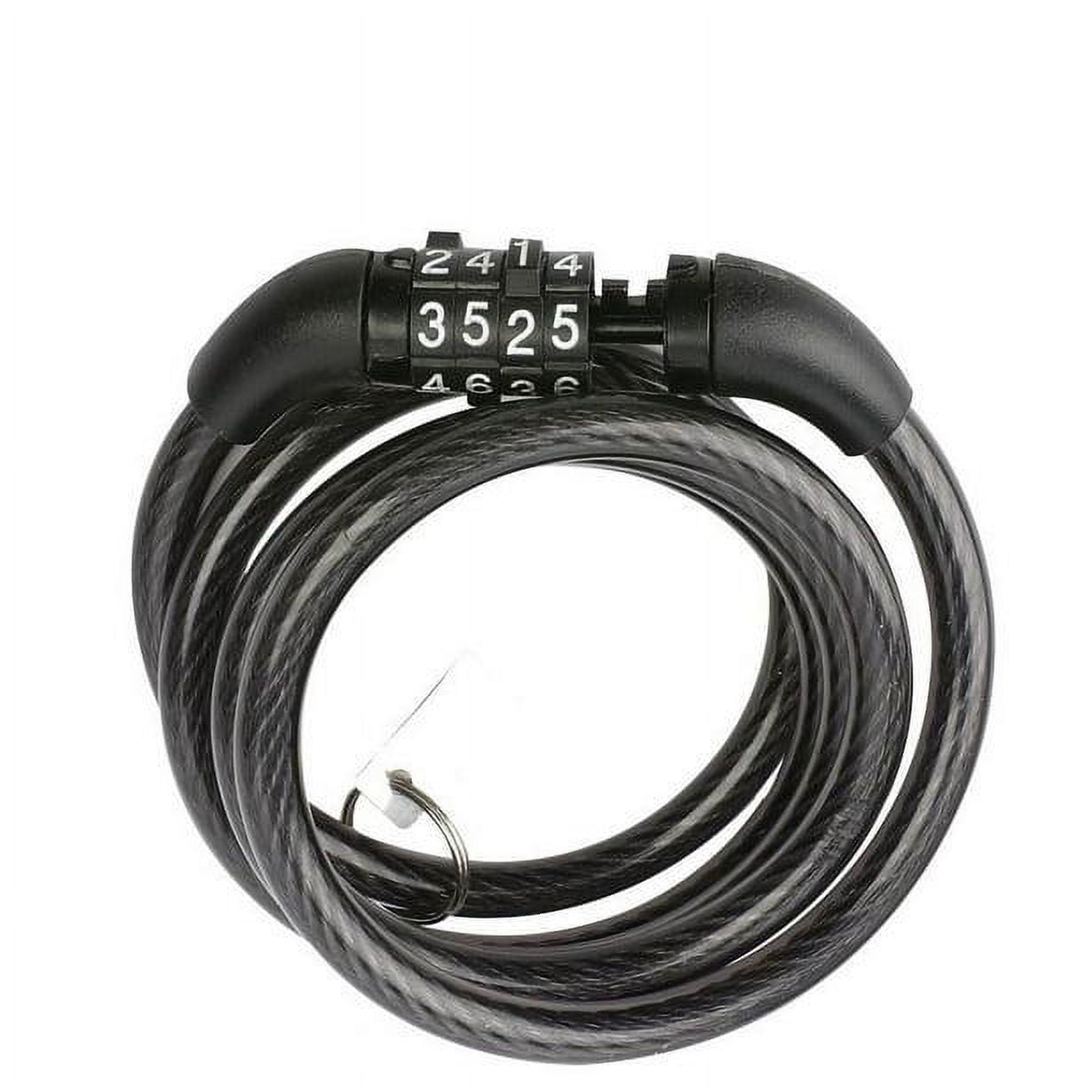 Bike Lock, Bike Lock 120cm x 8mm Long, Cable Lock for Bike Scooter