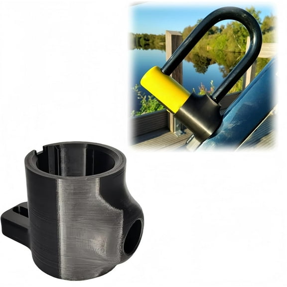 Bike Lock Mount Bracket for Kryptonite Fahgettaboudit Mini, Frame Holder for U-Lock, Easy Install