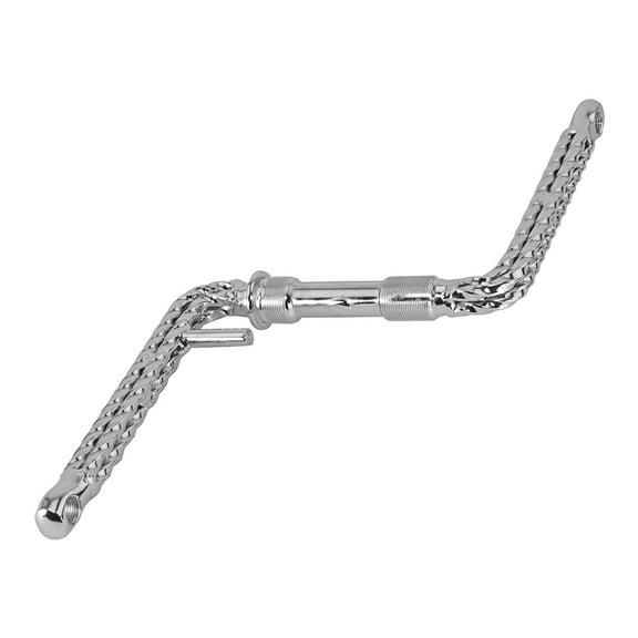 Bike Lowrider Quadruple Twisted One/Piece Crank 6 1/2 (165mm) Chrome.