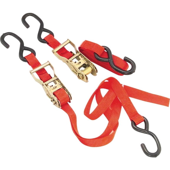 Bike Master 100522 1 in. Nylon Tiedown Rachet - Red