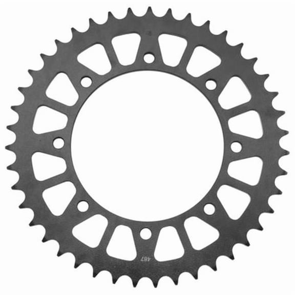 Bike Master 965049 Kawasaki Rear Steel Sprocket 428 54T - Black