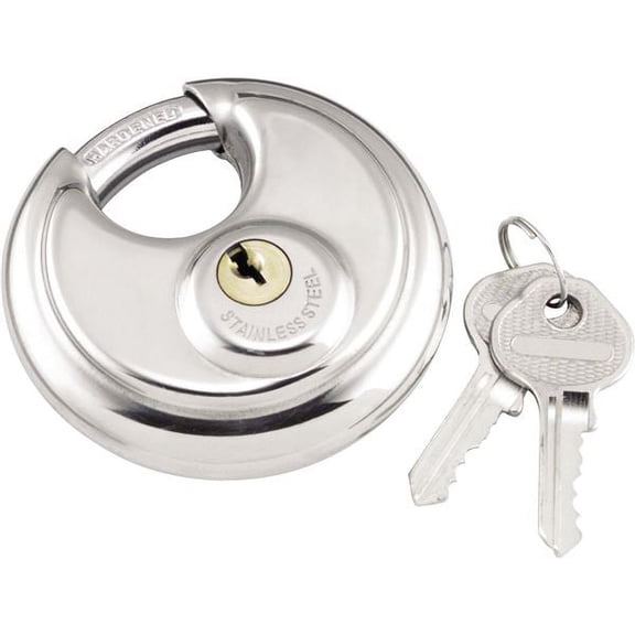 Bike Master 132201 Bully Lock Round Stainless Pad