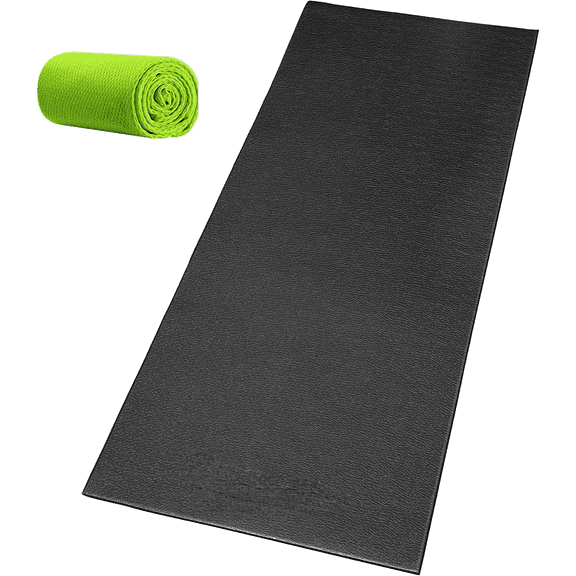 Bike Mat Compatible with Peloton, Treadmill, Exercise Equipment, Elliptical, Walking Pad, Indoor Bike Trainers, Home Gym Workout - Protects Hardwood Floors and