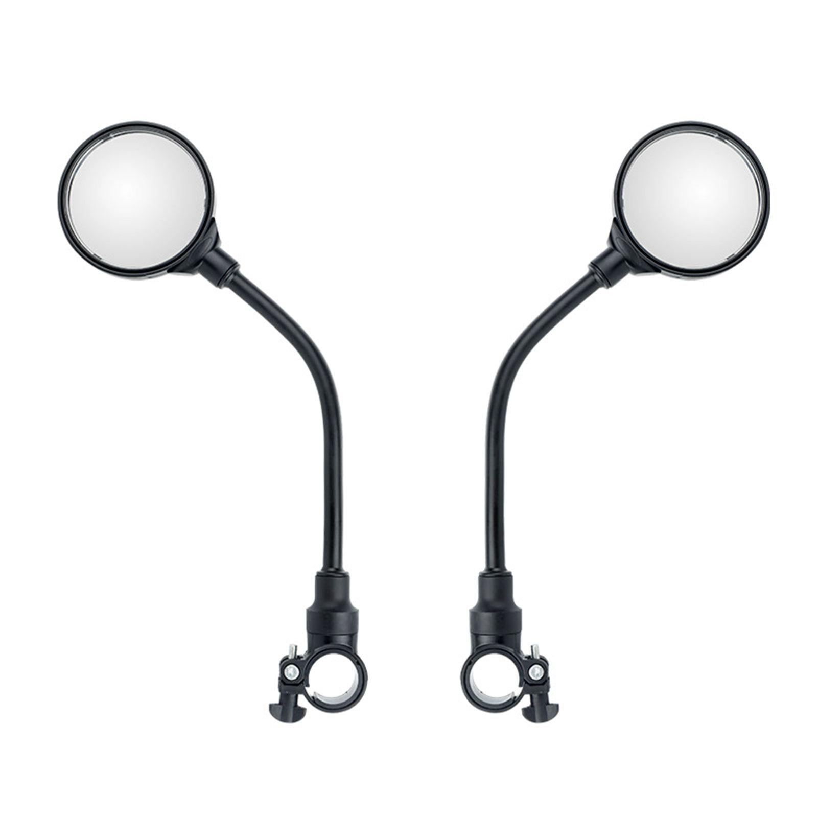Bike Mirror, Adjustable Handlebar Rear View Mirrors, Shockproof Bike Mirrors for Mountain Road Bike Bicycle Electric Motorcycle, Safe Cycling Rearview Mirror Bicycle Accessories