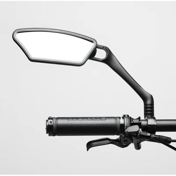 Bike Mirror Bicycle Rearview Mirror for Handlebar - 360 Degree Adjustable Retractable Safety Reflector for Road Bike Mountain Bike E-Bike Scooter - Universal Fit 21-26mm - Clear Wide View