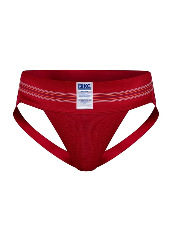 BIKE Original #10 Men's Jockstrap, Red, Medium