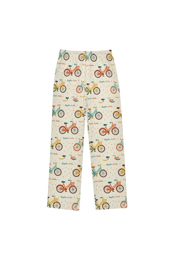 Bike Pajama Pants Soft and Lightweight Elastic Waistband Pajama Pants