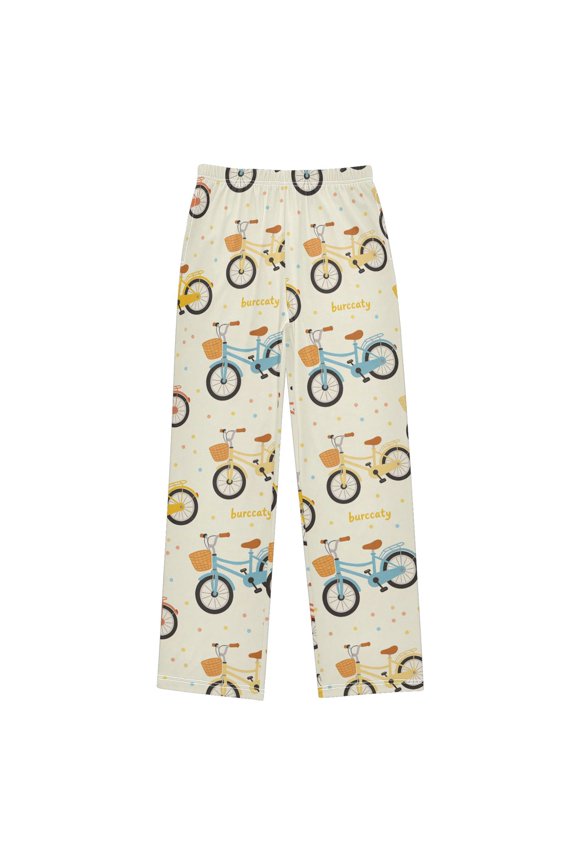 Bike Pajama Pants Soft and Lightweight Elastic Waistband Pajama Pants