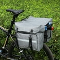 thumbnail image 1 of Bike Panniers Bicycle Commuting Bag Waterproof Saddle Bags with Rain Cover for Bicycle Rear Rack Carrier, Support for Width Less Than 7 inches Bike Rack, 1 of 9