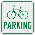 thumbnail image 1 of Bike Parking Sign, 18x18 Reflective Aluminum EGP, 1 of 1