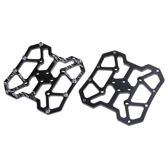 Bike Pedal Adapter Lightweight Aluminum-Alloy Clipless Pedal Platform Adapters for Bike Pedals and Cleats