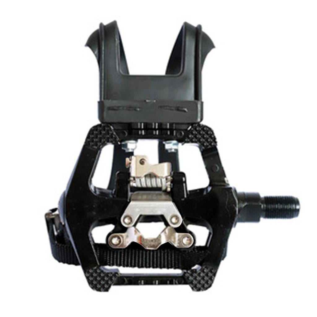 Bike Pedals Toe Cages Bike Pedal with Straps and Toe Clips for Outdoor Cycling and Indoor Exercise Bike Replacement Alloy Pedals Short 1 2 Short A Walmart Business Supplies