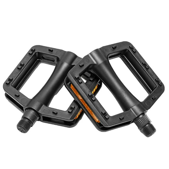 Bike Pedals, Universal Platform Pedals, Riding Equipment Ball Bearing Foot Pedal 5x4in Folding Bike Pedal With Non slip Pin