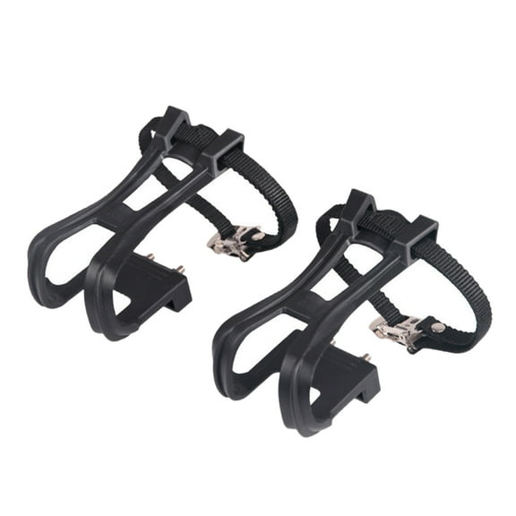 Bike Pedals with Clips, Bike Toe Clips Replacement Parts Pedal For Exercise Bike, Bike Bicycles