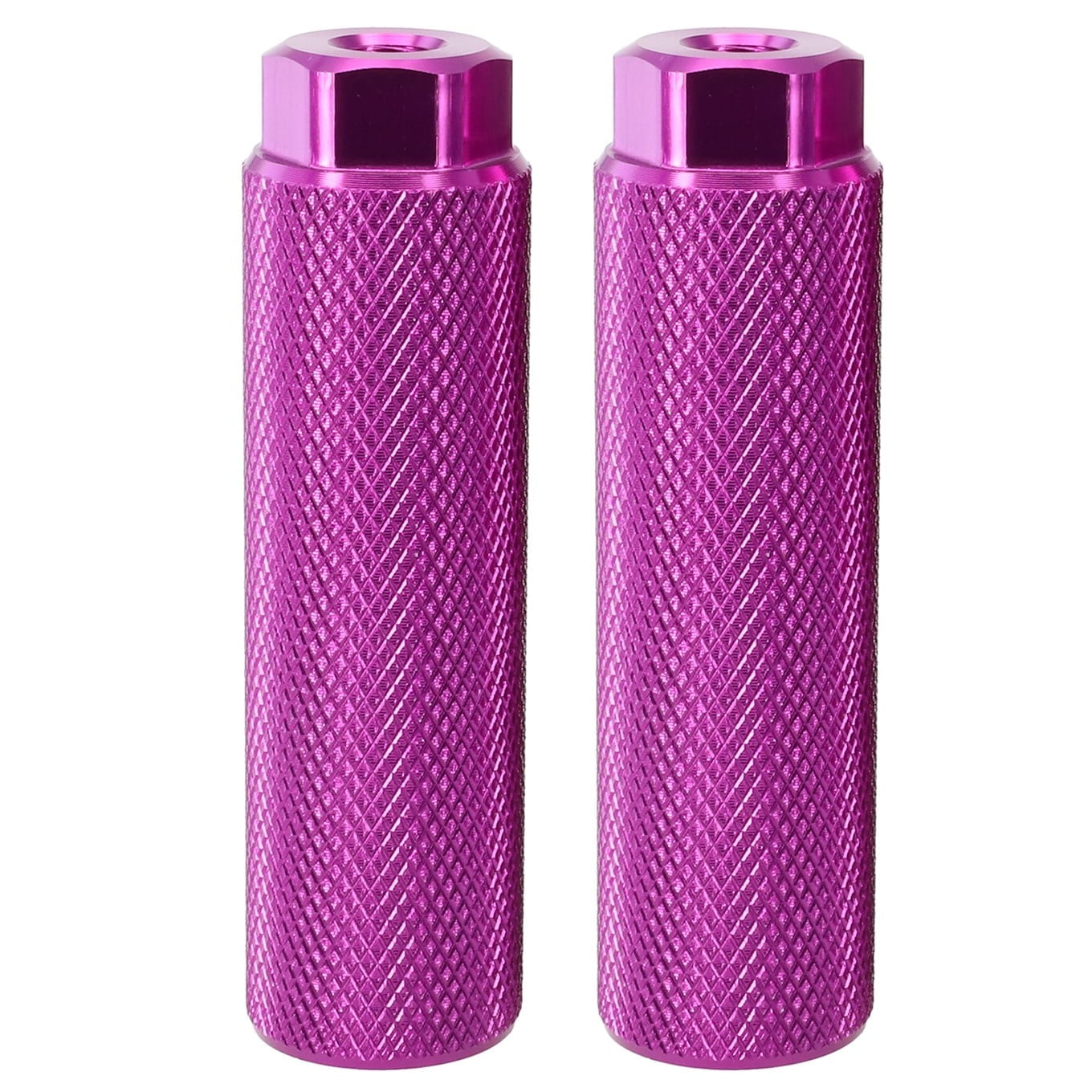 Bike Pegs Aluminum Alloy Anti Skid Lead Foot Forbmx Bike Fit 3 8 Inch Axles (purple)