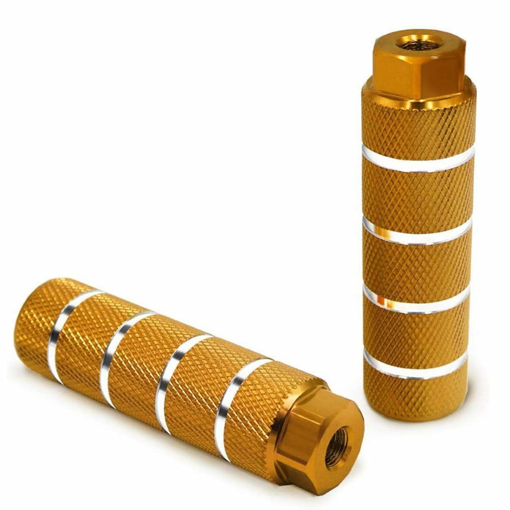 Bike Pegs Aluminum Alloy Anti Skid Lead Foot forBMX Bike Fit 3 8 inch