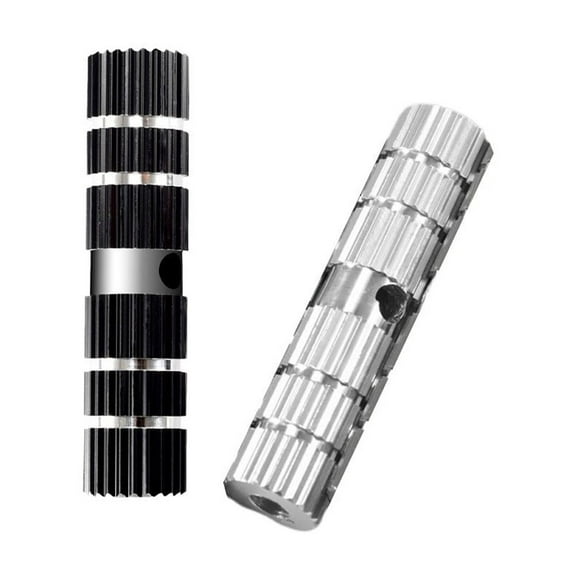 Bike Pegs Aluminum Alloy Rear Foot Pedals Fit For 10 Mm Threaded Rear Axles Short Solid - Black Fangkenuo
