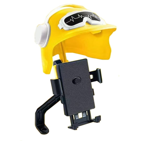 Bike Phone Holder - Bike Phone Mount for Handlebar, Phone Holder for Phone & Android, 360° Rotation Bike Cell Phone Mount for Delivery Riders & Navigation Yellow