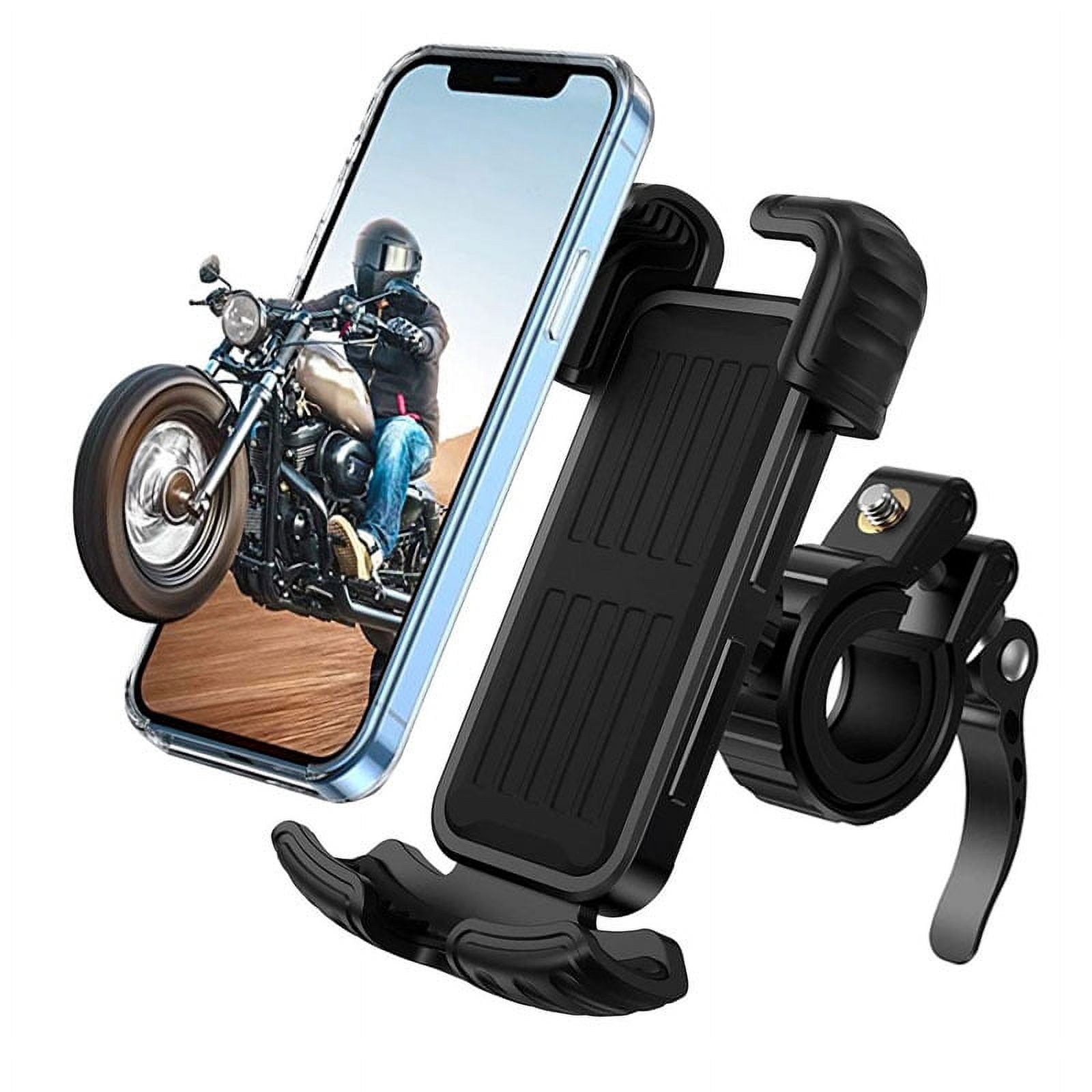 Bike Phone Holder, Motorcycle Phone Mount by LIFETWO - Knob Adjustment Handlebar of Motorcycle Phone Mount for Electric, Mountain, Scooter, and Dirt