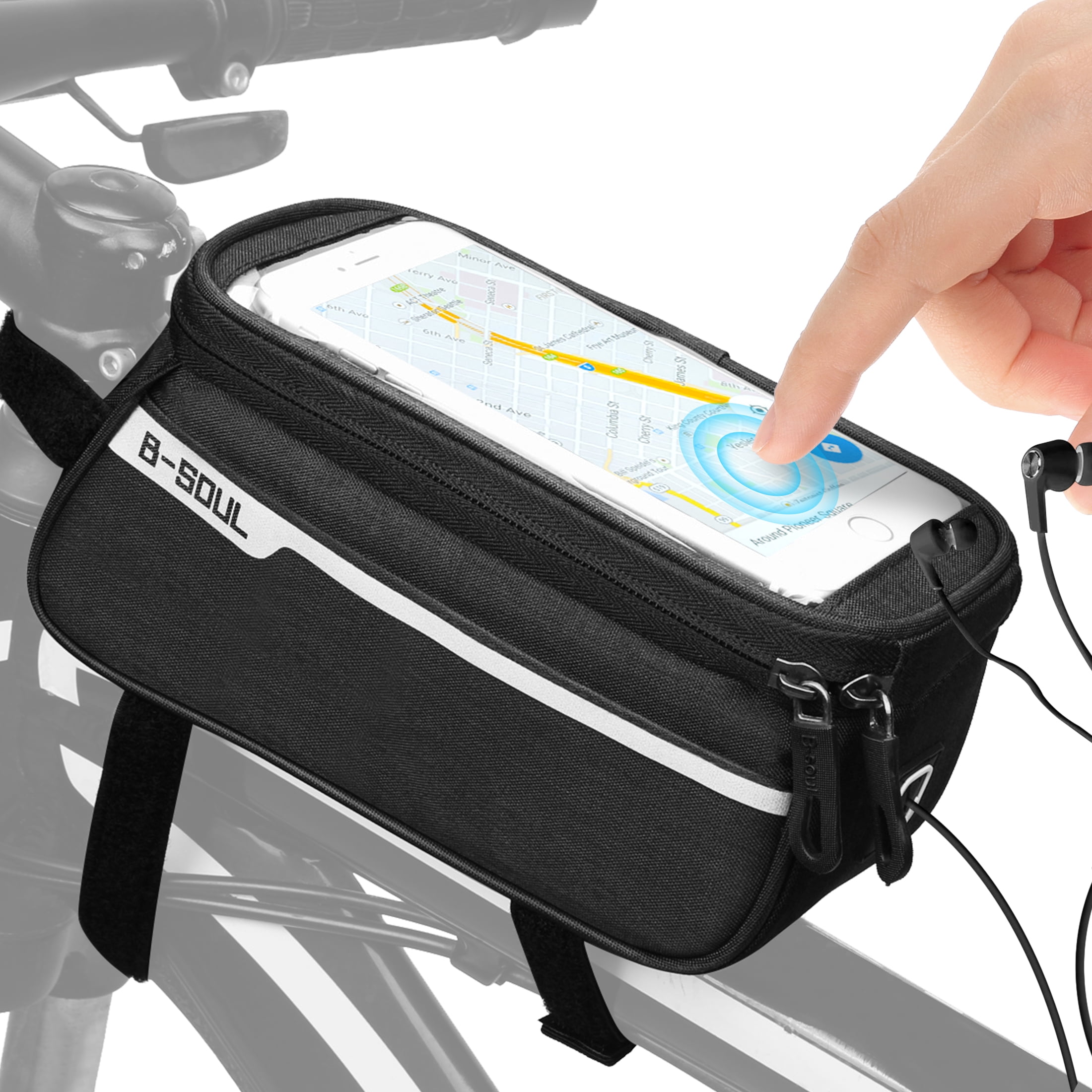 Zefal Smart Phone Charge Bike Bag Battery Included Rechargeable Store Use and Charge Walmart