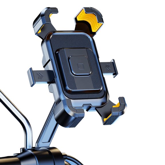 Bike Phone Mount 360° Rotation One-Click Lock Handlebar Holder for Motorcycle Bicycle E-Bike