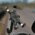 thumbnail image 1 of Bike Phone Mount with 360° Rotation and Shock Absorbing Clamp for Handlebar,Universal Smartphone Holder for Cycling and Motorcycle with Non-Slip Pads,Fits 4-6.5 Inch Devices(Black), 1 of 7