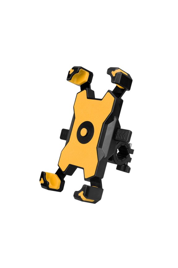 Bike Phone Mount, Cycling Phone Holder, Shockproof Handlebar Phone Clamp for Motorcycle, Scooter, Treadmill, Adjustable Secure Mobile Phone Rack for 3.5-6.8 Inch Devices