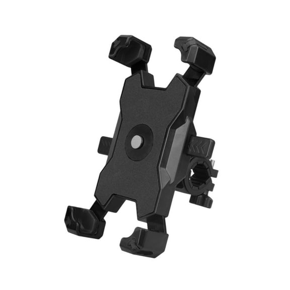 Bike Phone Mount, Cycling Phone Holder, Shockproof Handlebar Phone Clamp for Motorcycle, Scooter, Treadmill, Adjustable Secure Mobile Phone Rack for 3.5-6.8 Inch Devices