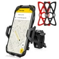 thumbnail image 1 of Bike Phone Mount, Fintie 360° Rotation Universal Bicycle Motorcycle Handlebar Holder Anti-Shake Silicone Bands Cycling Compatible/w iPhone 11 Pro Max/X/XR/XS MAX/8/7 Plus, Samsung Galaxy S10/S10e/S9, 1 of 7