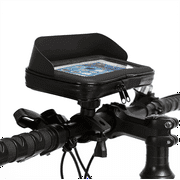 Bike Phone Mount Holder, Waterproof Bicycle Phone Mount Bag Holder Cradle with 360 Rotate Touch Screen for iPhone X 8 7 Plus Samsung and Other 4-6.9 Smartphones