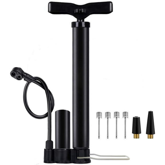 Bike Pump, Air Bicycle Pump Inflator for Presta and Schrader Valve Tire Ball Bike Portable Pumps 160PSI & 11BAR