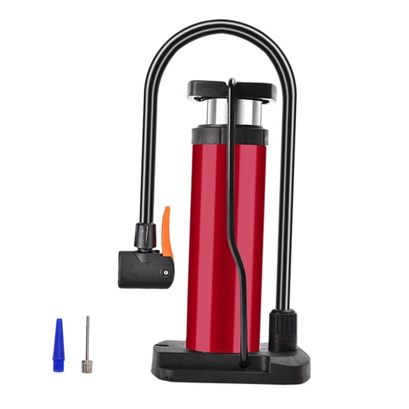 Bike Pump Floor Foot Pump Inflator Alloy Portable Compact High Pressure for Bikes Motorbikes Basketballs