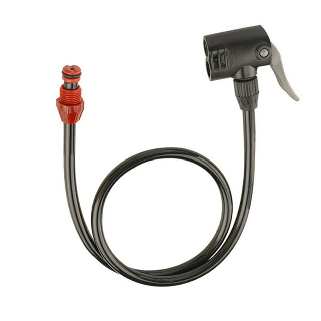 Bike Pump Hose Dual Head AV FV DV Bicycle Air Pump Adapter Valve