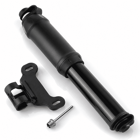 Bike Pump with Presta & Schrader Valves,100 PSI Bicycle Pump for Electric Bike Tire Pump Mini Bike Air Pump Handheld Portable Bike Pump Universal Small High Pressure Ball Needle Accessories