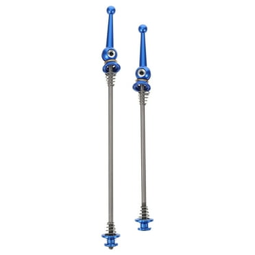 X AUTOHAUX 2 Pcs Bike Bicycle Quick Release Axles Skewers Lever Front Rear Bike Axle Wheel Hub 15cm 5.91" 18.5cm 7.28" Purple For MTB Moutain Road Bike