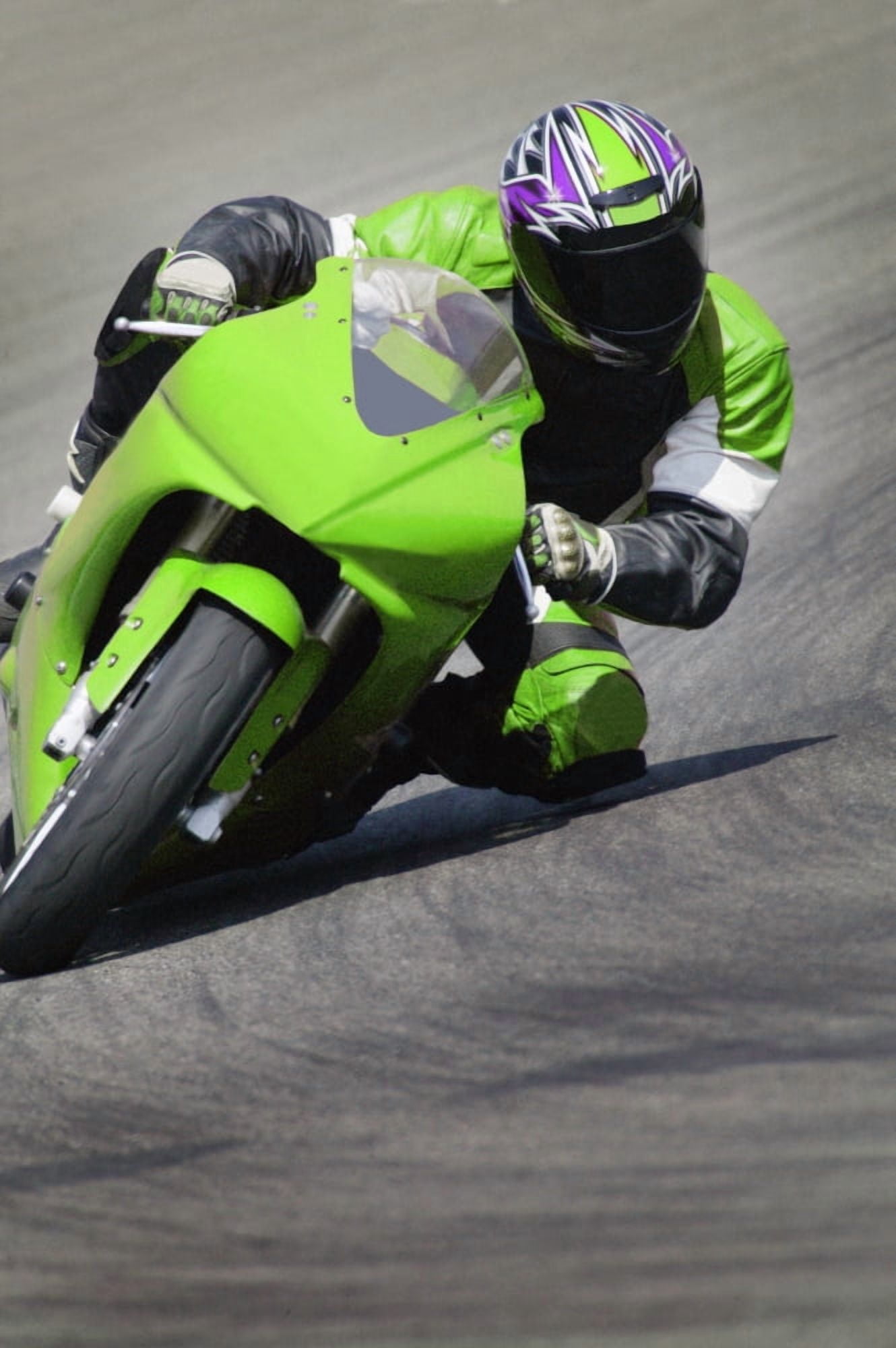 Bike Racing Canvas Art - Don Hammond Design Pics (11 x 17)