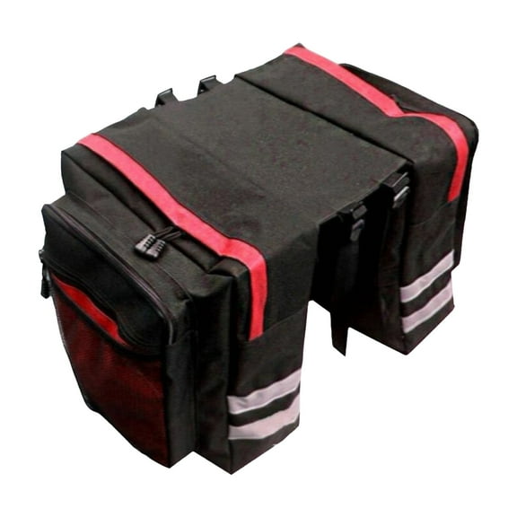 Bike Rack Bag Bicycle Rear Seat Bag, Bike Bag Accessories Panniers for Bicycle Rear Rack Bag Mountain Electric Bike Saddle Bags for Cycling Traveling Commuting