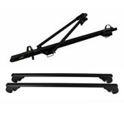 Bike Rack Carrier Roof Racks Set for Nissan NP300 Navara 2016-2020 Black 3x