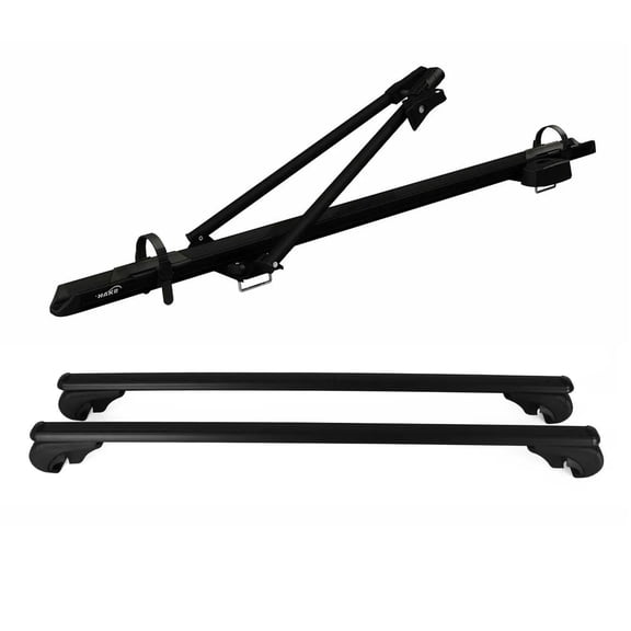 Bike Rack Carrier Roof Racks Set for RAM ProMaster City 2015-2022 Black 3x