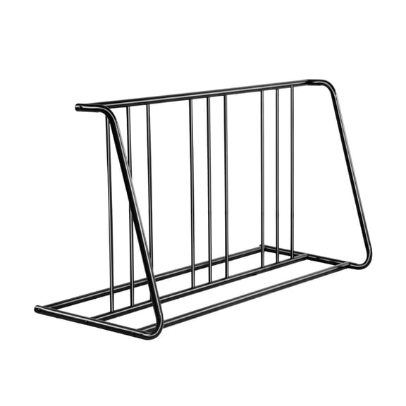 Bike Rack, Fits Tire Width 3 Inch/76.2 mm, Carbon Steel Double-Sided Grid Bike Rack Stand, Freestanding Bicycle Storage Holder for Curbside, Garage, Indoor, Outdoor Parking, 6-Bicycle Capacity