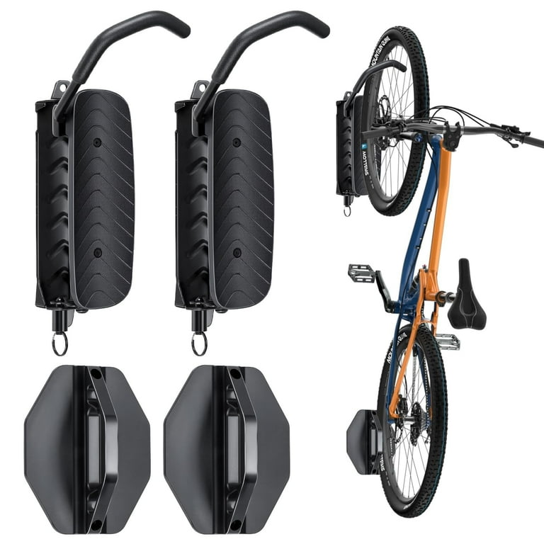 Bike Rack Garage Wall Mount, Pack Rotating Bike Hangers with 150