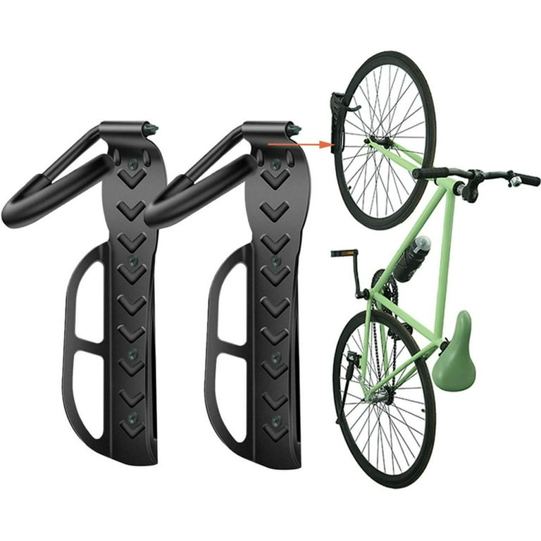 Bike Wall Mount | Mini Bicycle Wall Mount Clip | Horizontal Indoor Storage  Bike Rack For Garage, Home Heavy Duty Bicycle Hold Hooks For Road, Mountain