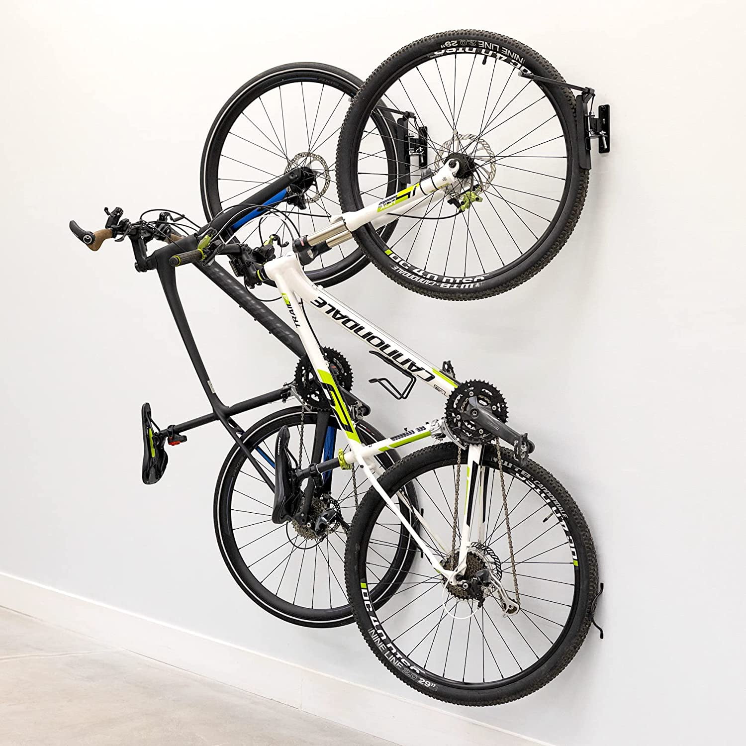Bike Rack Garage Wall Mount, Swivel Bike Rack W/Stopper, Vertical Bike
